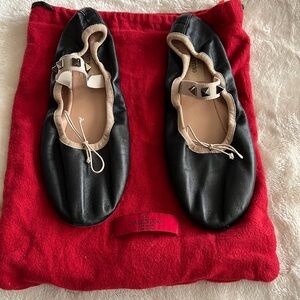 Valentino Garavani Rockstud Ballerina Flats